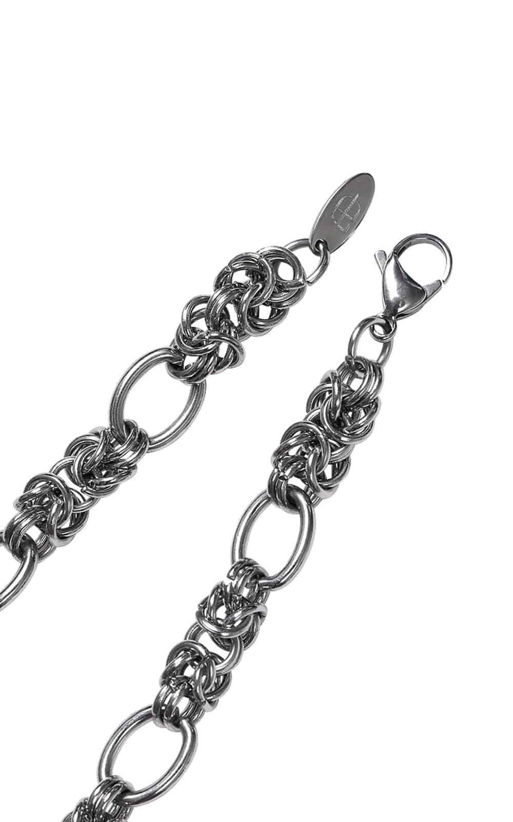WEAVE CHAIN NECKLACE_SILVER